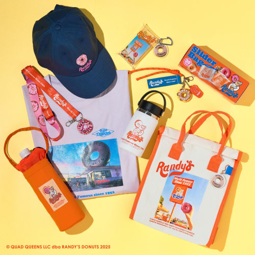 大人気のドーナツショップ「Randy's Donuts」とのコラボレーショングッズが登場