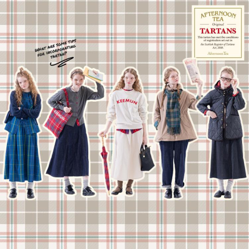 秋冬ファッションにおすすめ　Tartan Collection　新登場！