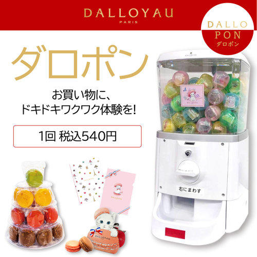 期間限定！マカロンくじ「ダロポン」