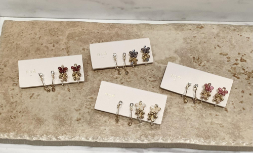 秋冬カラー♡ノンホールピアス