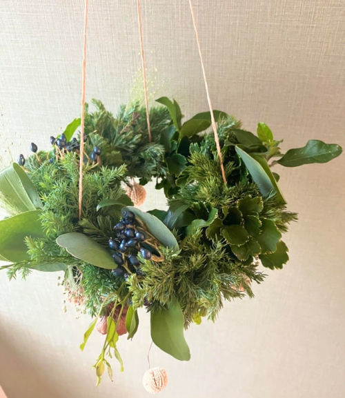 flying Christmas Wreath