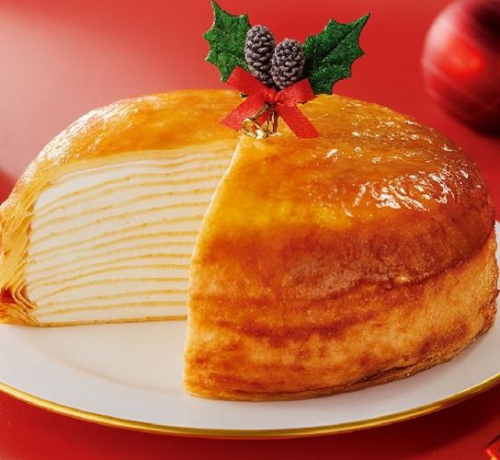 クリスマスミルクレープ