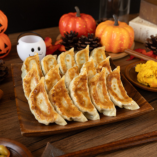 餃子でハロウィーンパーティ
