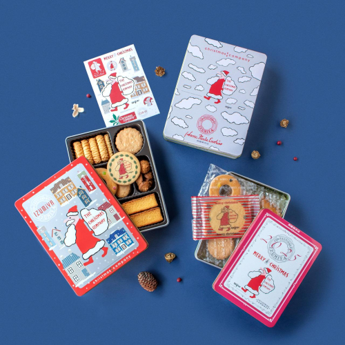 泉屋クリスマスクッキー缶入荷しました