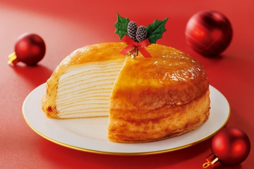 クリスマスミルクレープ