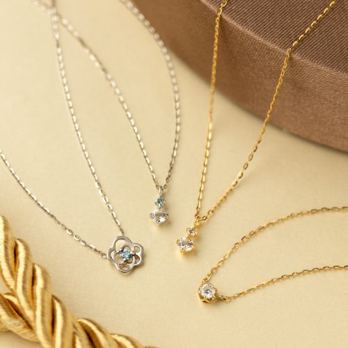 【税込3万円】K10ダイヤモンドネックレス✨