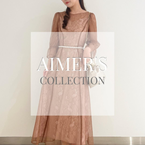 6階AIMER◼︎ グリッターレースフィット&フレアドレス◼︎
