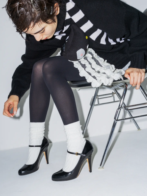 冬にぴったりダイヤケーブルソックス💠