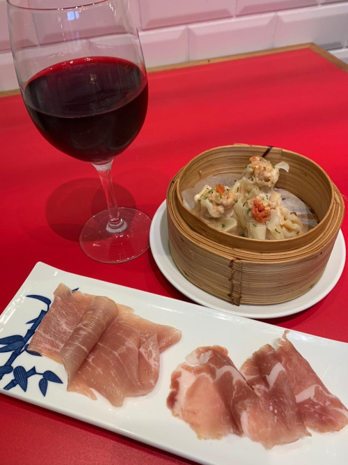 生ハムとワインのほろ酔いセット