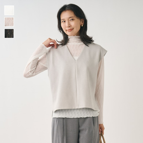 重ねるだけで華やかさをプラス！レーストップス