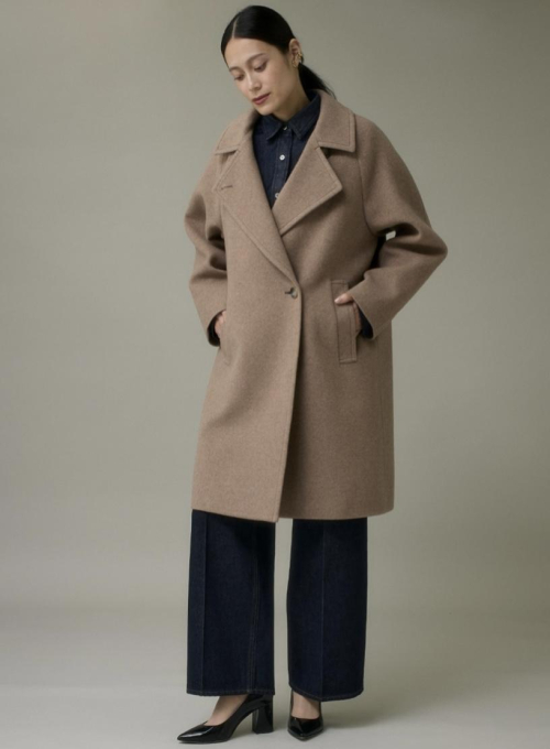 冬の一押しウールコート【ステンカラー】