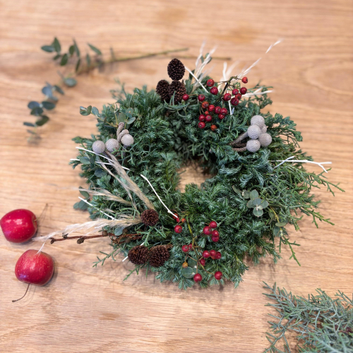 クリスマスリース作り