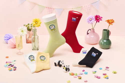 🐼ワッペンパンダソックス＆またねパンダソックス
