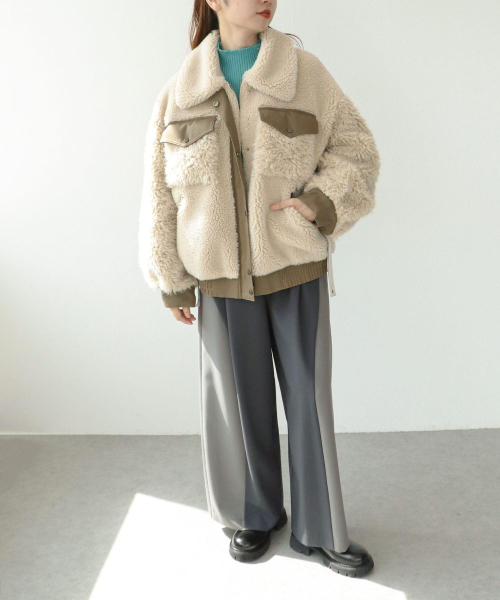 可愛いボアブルゾン入荷しました♪