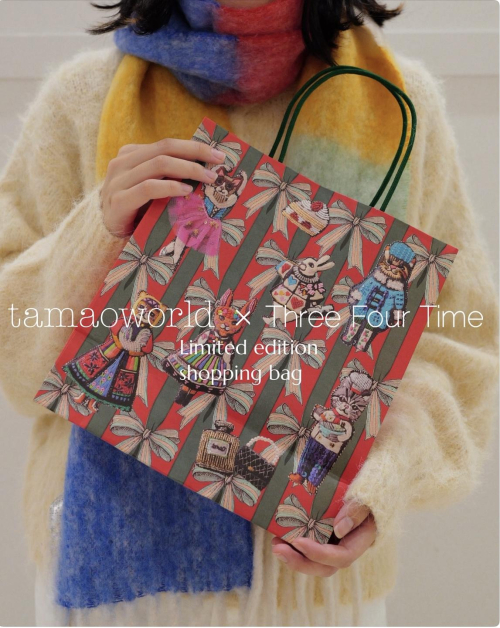 tamao world × Three Four Time ⭐︎クリスマス限定ショッピングバッグ⭐︎