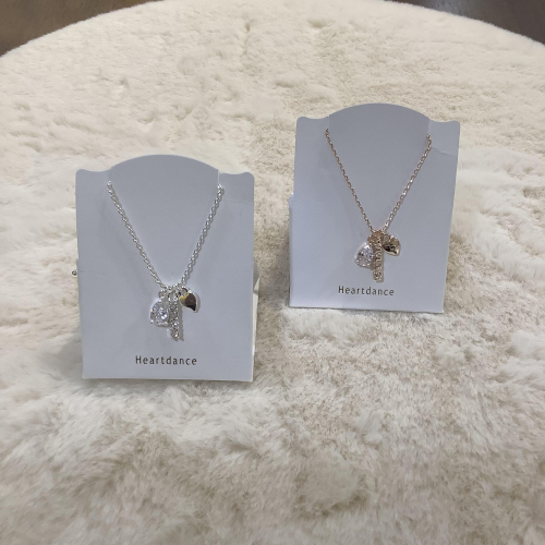 クリスタルパーツショートネックレス✨