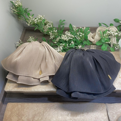 メタルパーツ付きサーキュラー風バンス