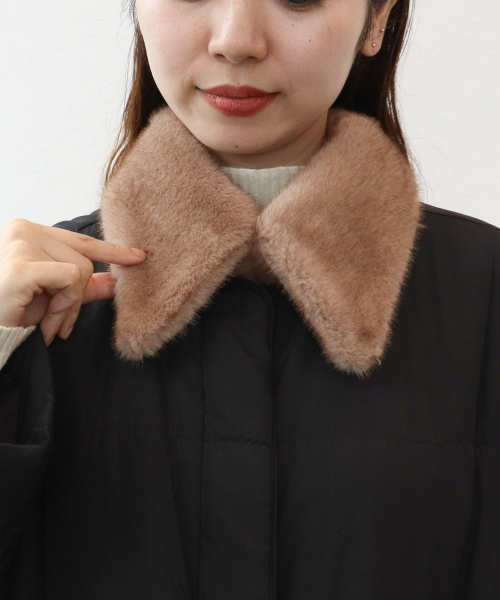 可愛いファー付け衿入荷しました♪