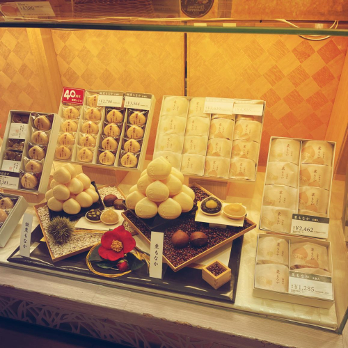 『姫栗最中・栗最中』　新栗が終わり、通常栗に切り替わりました。