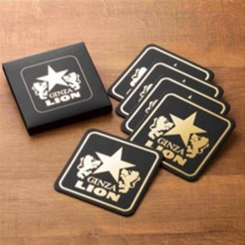 銀座ライオンオリジナルコースター（5枚入）をプレゼント