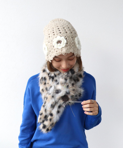 【新作】ハナハナニットキャップ♡