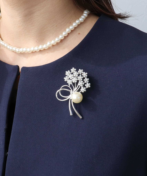 【新作】パールブローチのご紹介♪