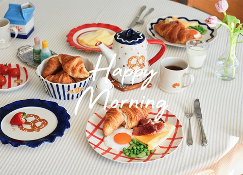 「Happy Morning」毎日の朝を心弾むひとときに🥐