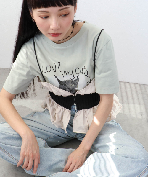 【ねこの日】新作！スリーフォータイムオリジナルTシャツ☺︎