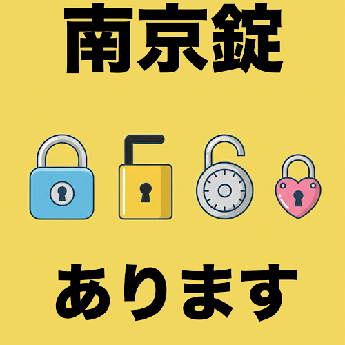 南京錠とカギ関連グッズ