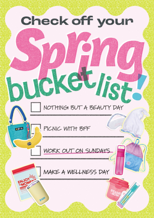 Check off your spring bucket list !