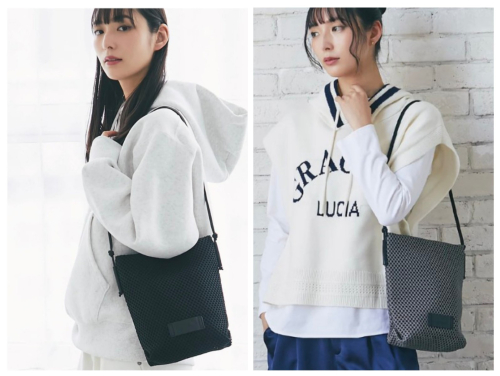 エアメッシュ　レクタングルショルダー