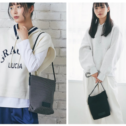 エアメッシュ　レクタングルショルダー