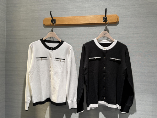 【ホワイトデー】配色カーディガン