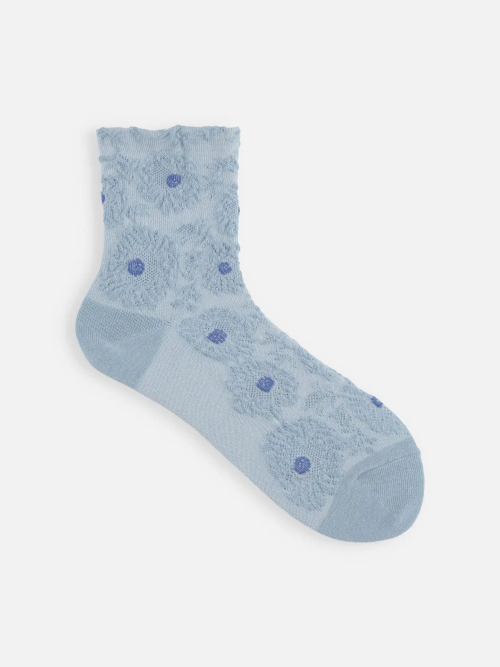 【ホワイトデー】お花フロートショートソックス