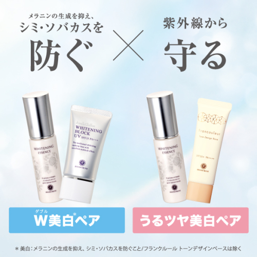 春から強くなる紫外線に【UV×美白*1】ケア