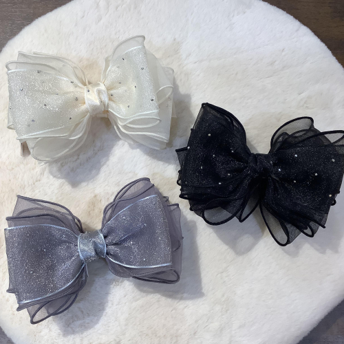 オーガンジーリボンバナナクリップ🎀