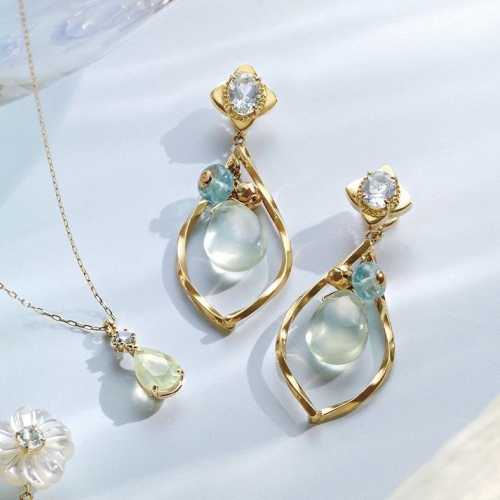 【3月誕生石アクアマリン】春限定セットアップジュエリー🌱