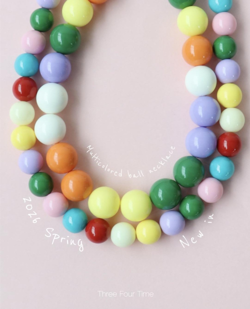 春夏ぴったり！レトロ感あるネックレス♪