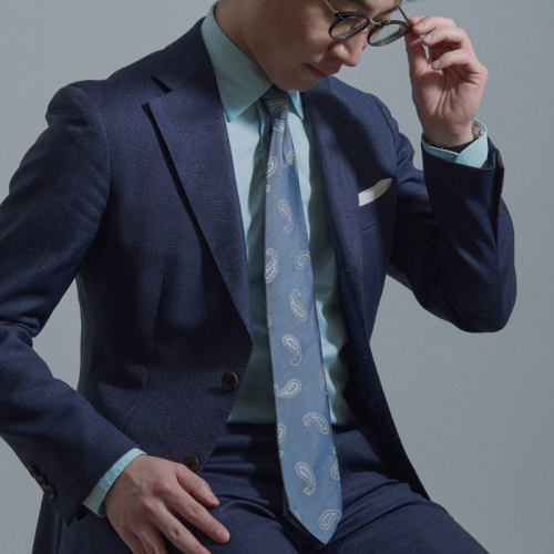 鎌倉シャツのハンドメイドネクタイ