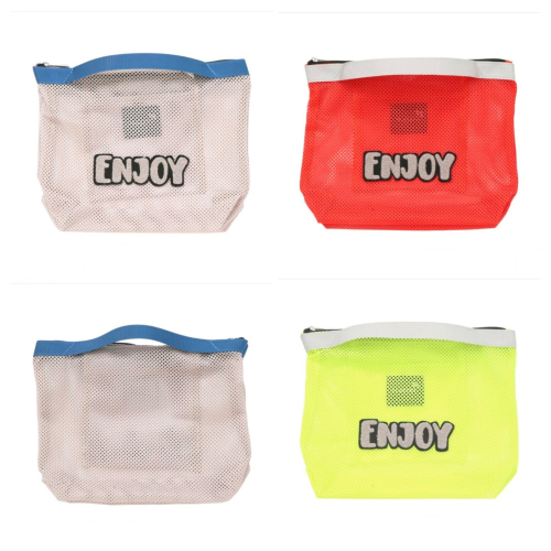 メッシュ　ワッペンミニトート