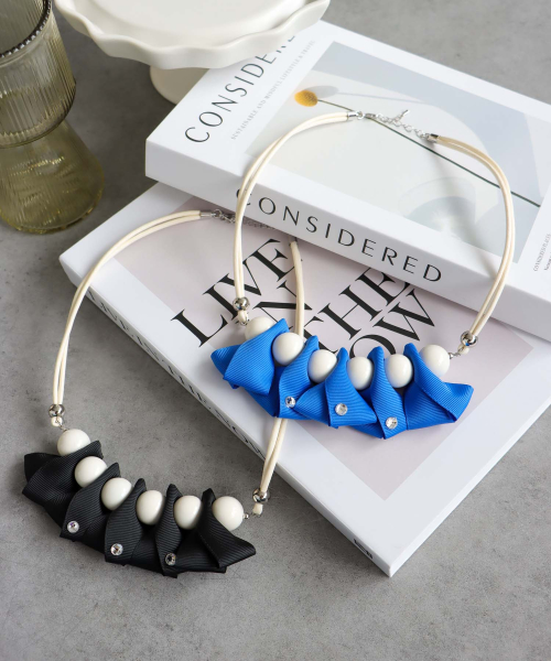 【新作】フリルリボンなネックレス♡