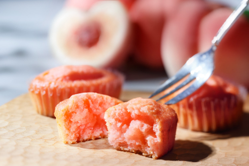 新テイスト🍑桃の焼きティラミス