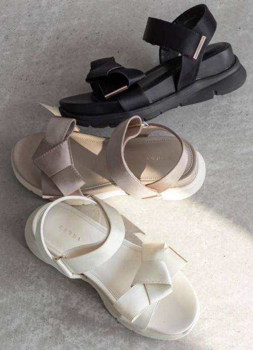 リボンスポーツサンダル