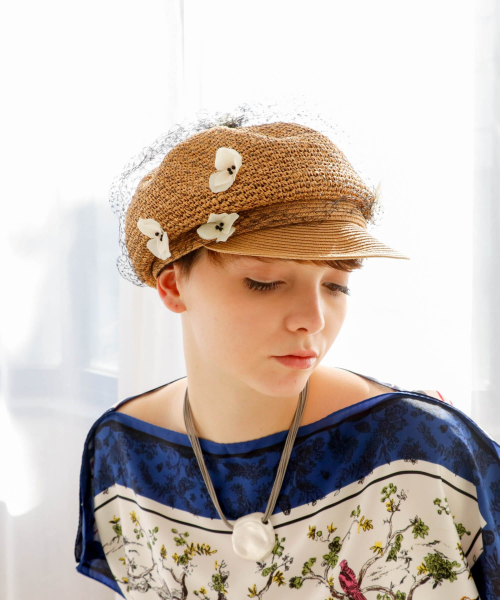 【Barairo no Boushi】～バラ色の帽子　大人かわいい帽子♡