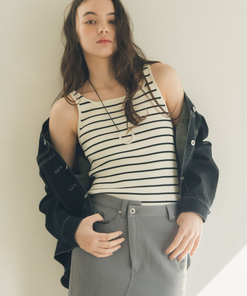 【新作】スクエアネックのタンクトップ☆