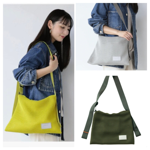 ★special  price★    エアメッシュ　カラーステッチショルダーM