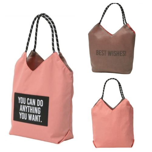 リバーシブル　タグトート