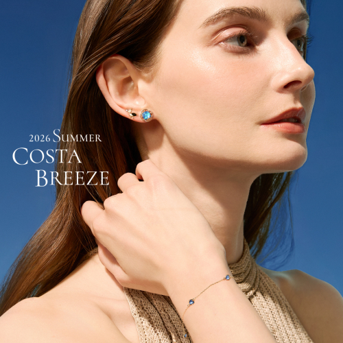 海を閉じ込めたかのような輝きのピアス🪸🫧