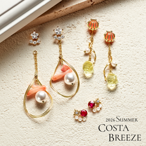 【限定】夏にぴったりなモチーフピアス🪸🌺