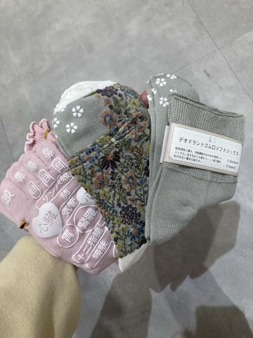 母の日におすすめ💐すべり止め付きソックス🧦✨